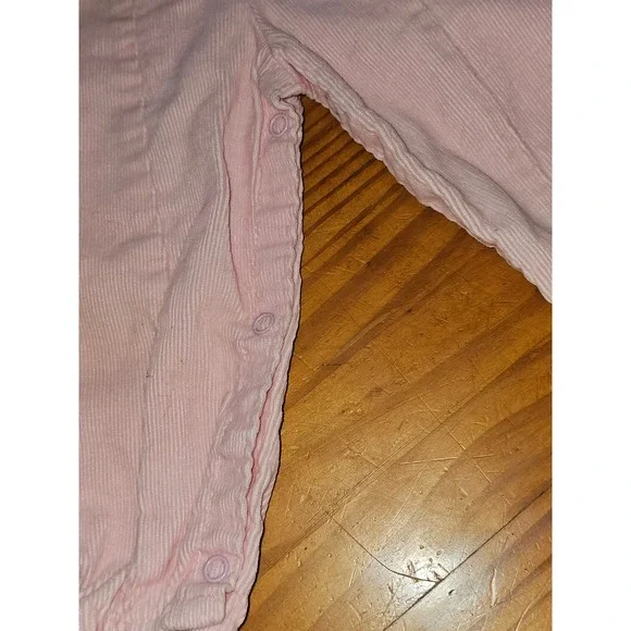 Vintage McKids Corduroy Overalls 20-25lbs 9-12months Pink - Picture 6 of 7